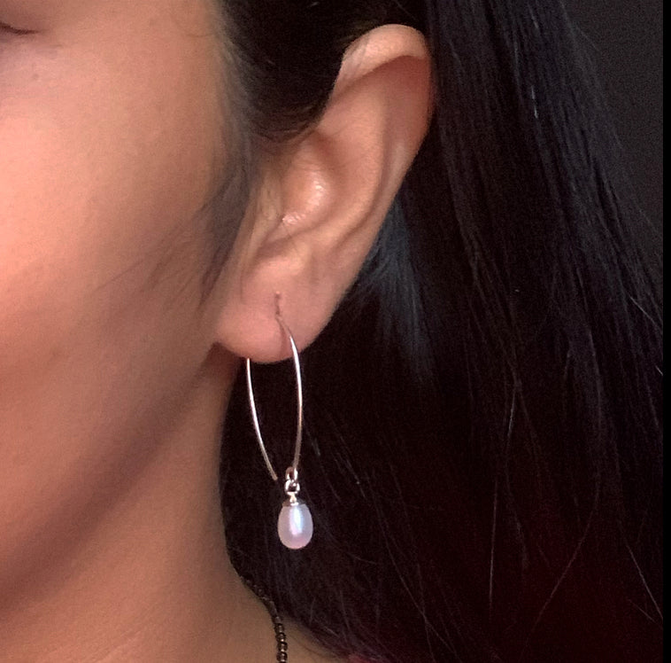 FRESHWATER PEARLS HOOK EARRINGS-ASTI0016