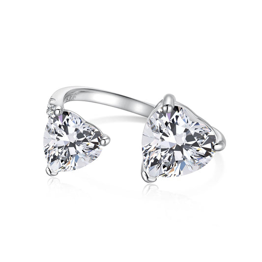 Heart Ring -120873-S-W-WH