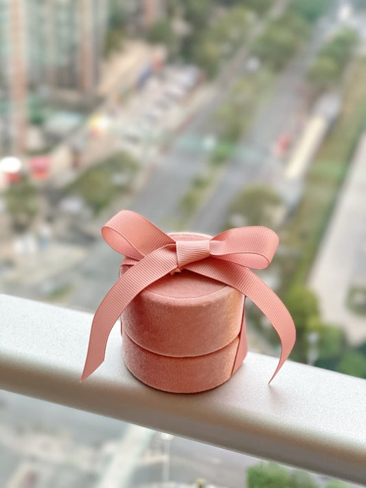 PINK GIFT BOX PENDENT & EARRING