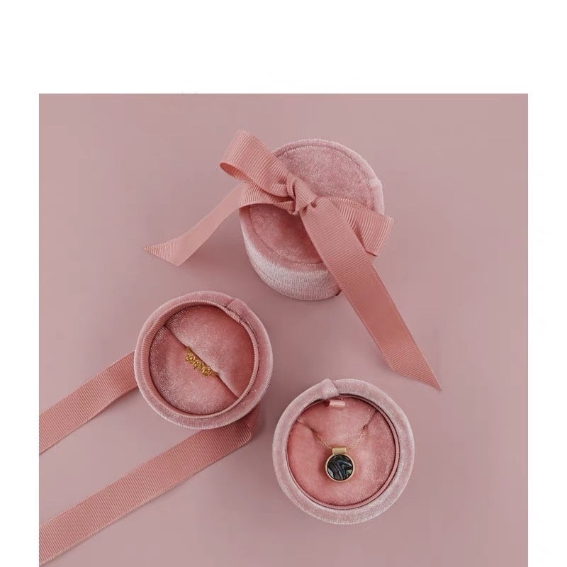 PINK GIFT BOX PENDENT & EARRING