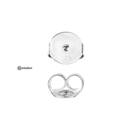 Push back silver Stud