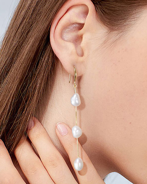 Pearl earring -ASGPE12