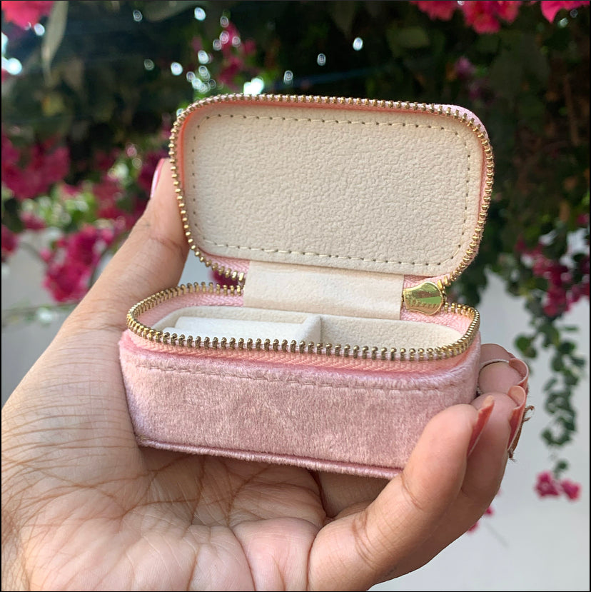 Portable jewellery Box - Pink