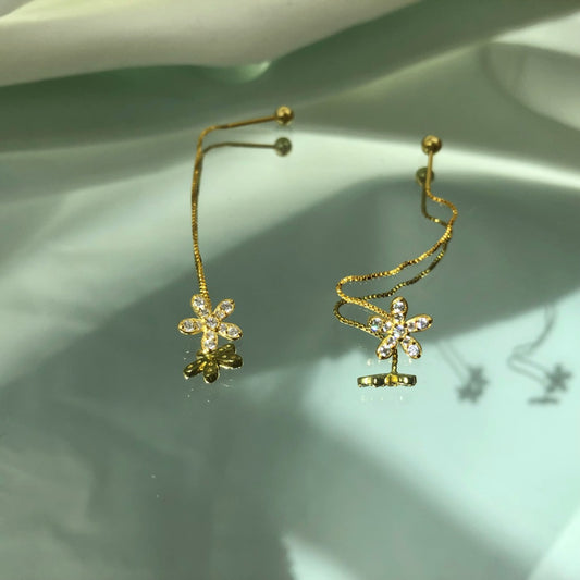 Drop earring-ASDY110070-S-G-WH