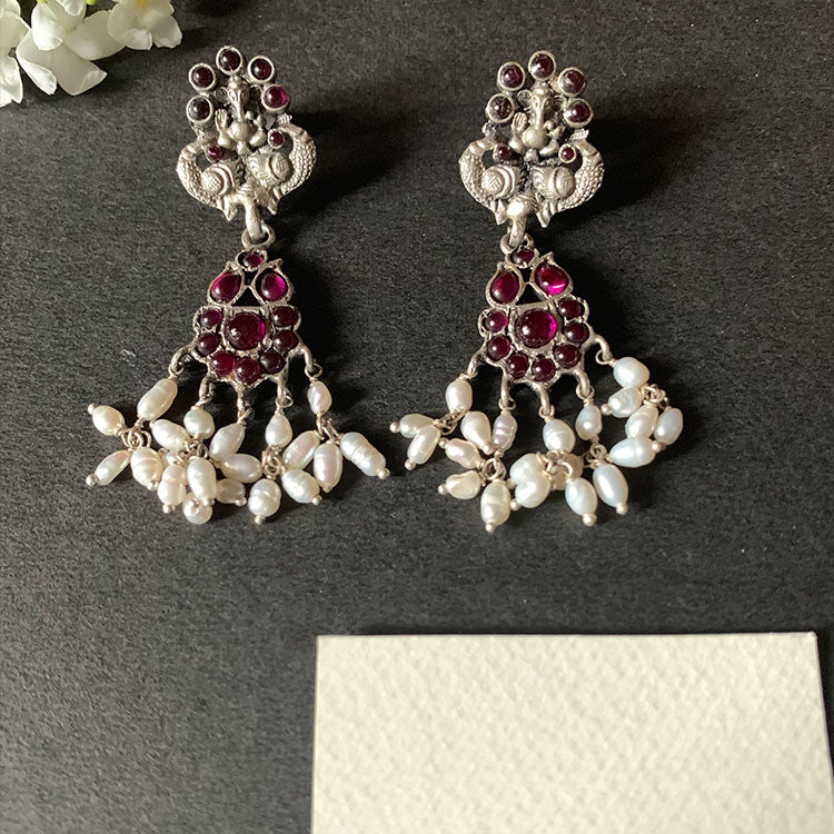 Temple Jewellery Earrings -AS604