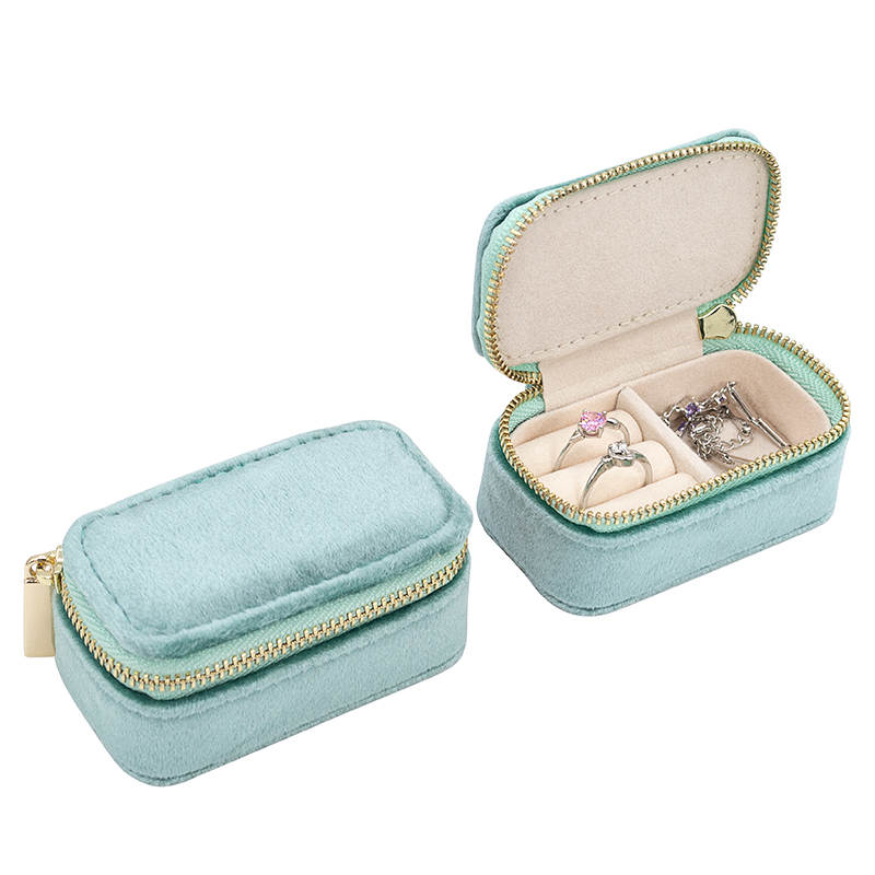 Portable jewellery box- Mint Green