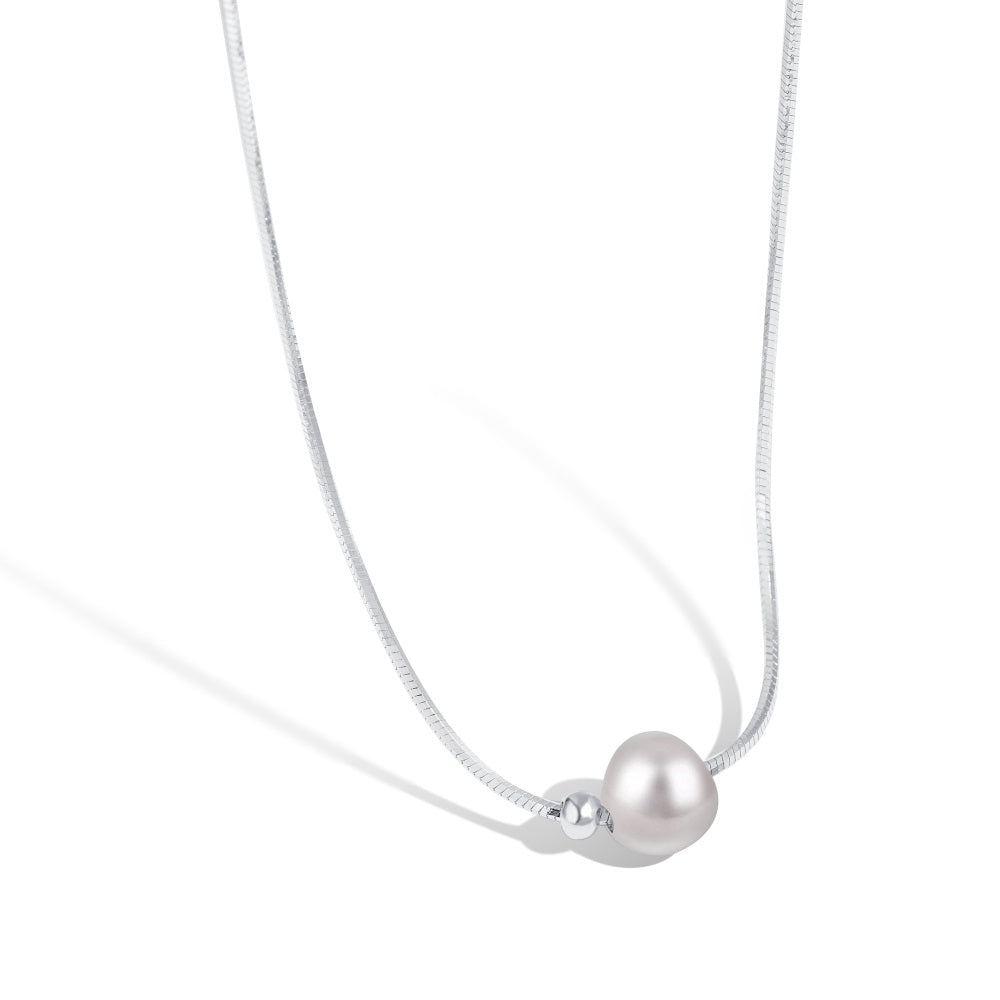 Pearl pendent with chain-ASFZ190006