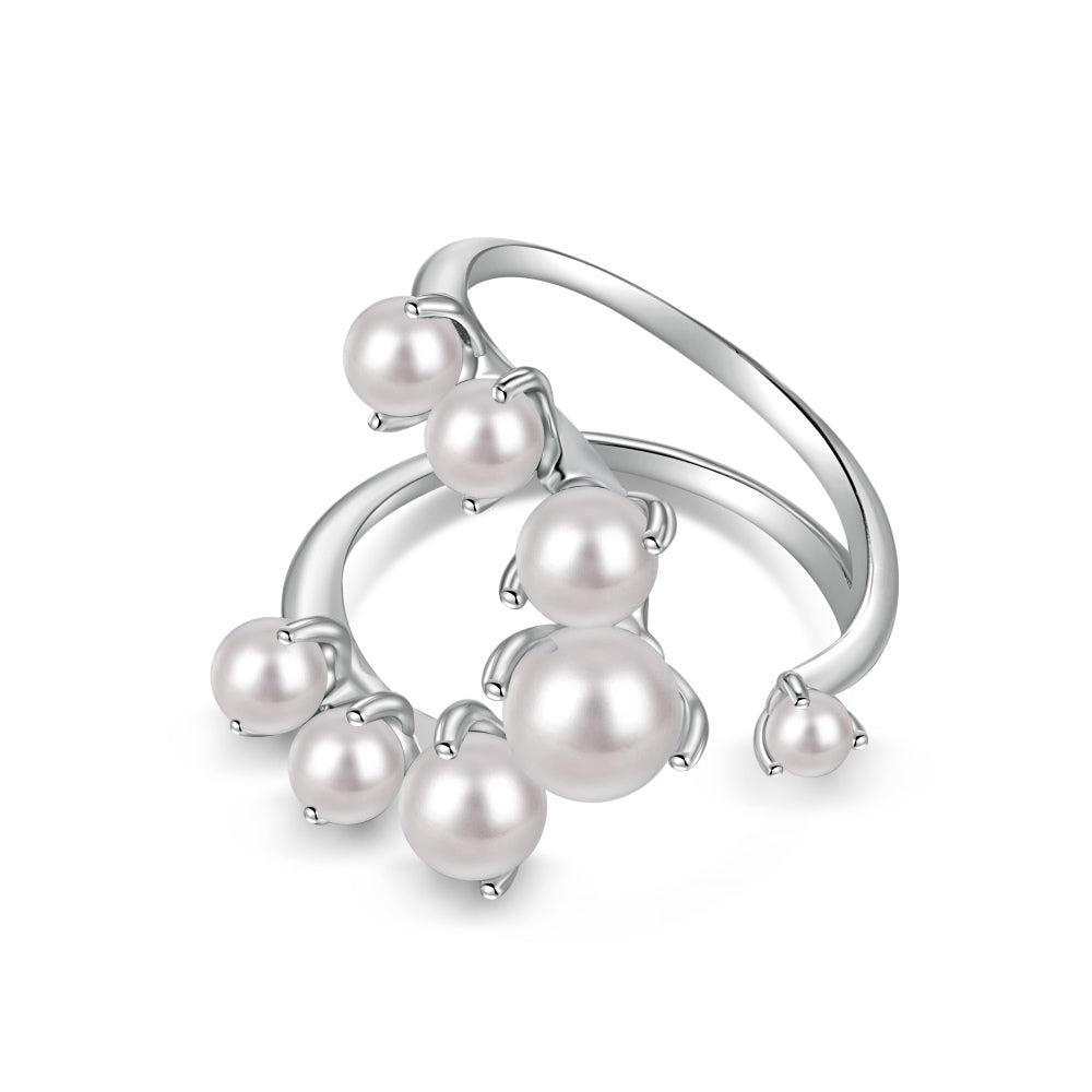 Pearl Ring -120842-S-W-WH