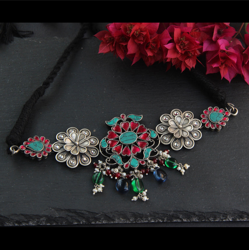 Kundan Statement necklace-AS2933