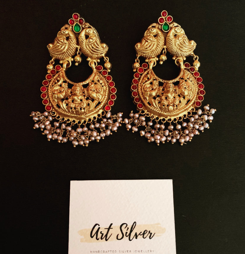 Temple Jewellery Earring(Gold Polish)-AS652