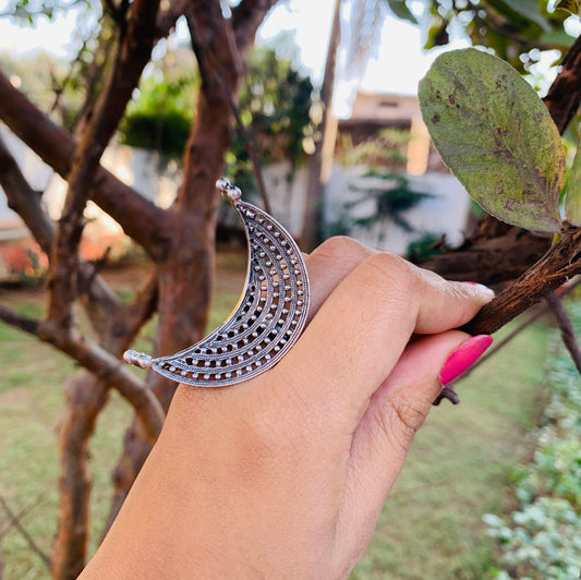 Statement Moon Ring -AS1960