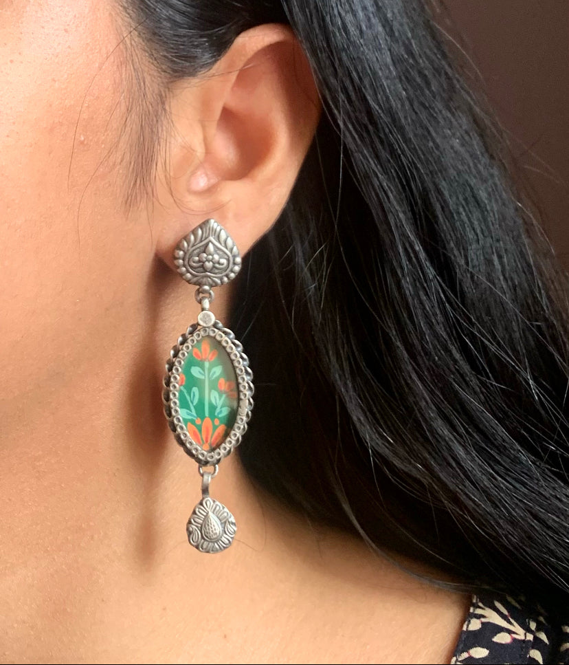 Hand Painted Earring-AS2152