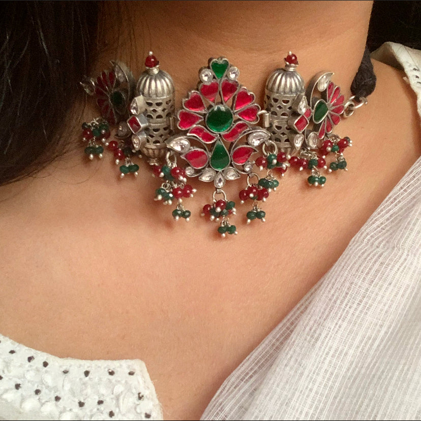 Kundan royal necklace-AS2934