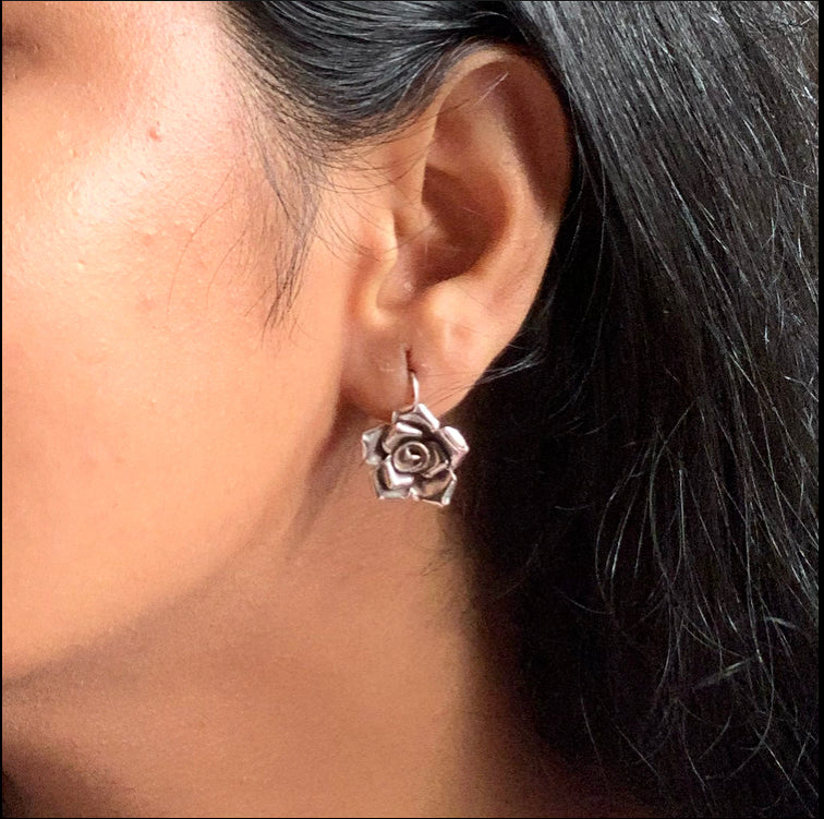 Rose Drop Earring -AS2693