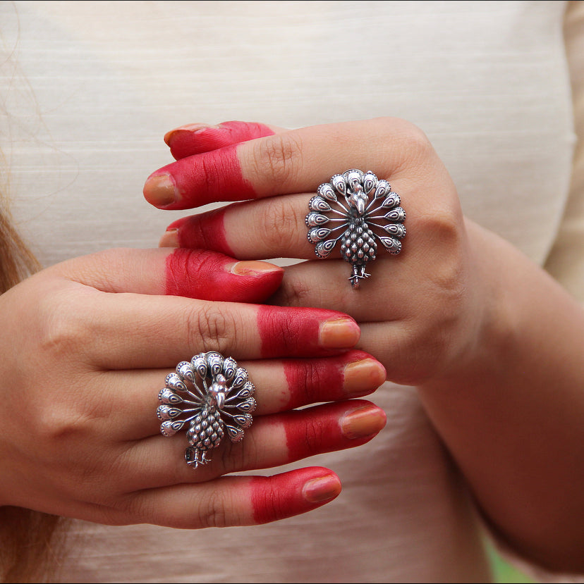 Peacock Studs -AS2994