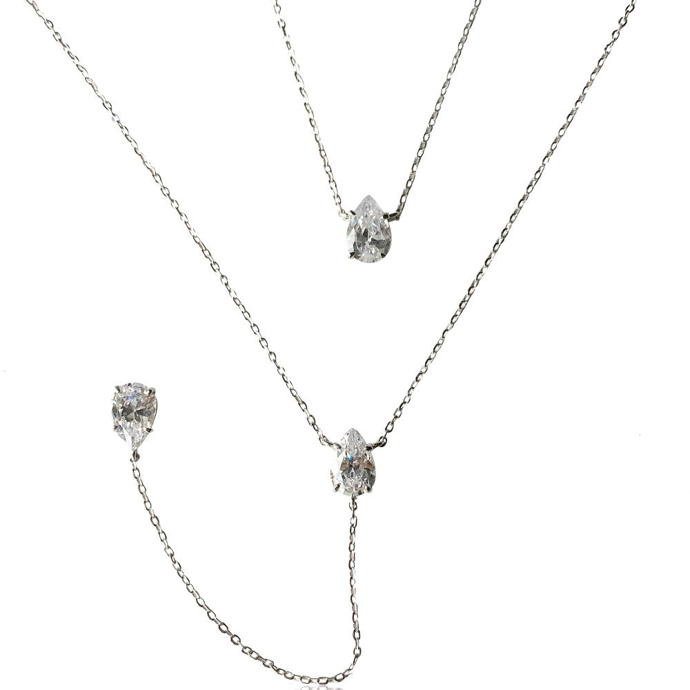 Double chain pendent -ASNE35