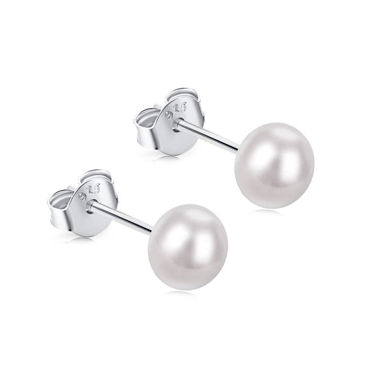 Pearl studs-ASDY1D0039-S-W-NA (4MM)