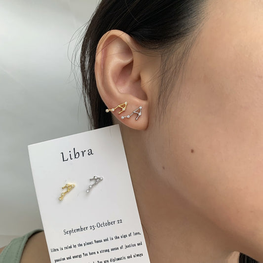 Libra studs-ASDY66