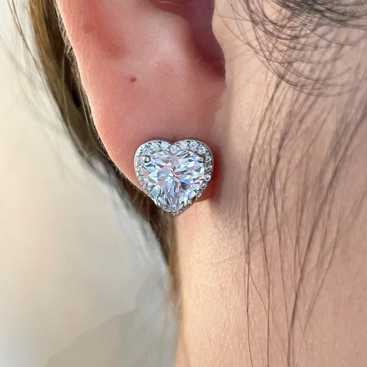 Heart Studs-ASNE110011-S-W-WH