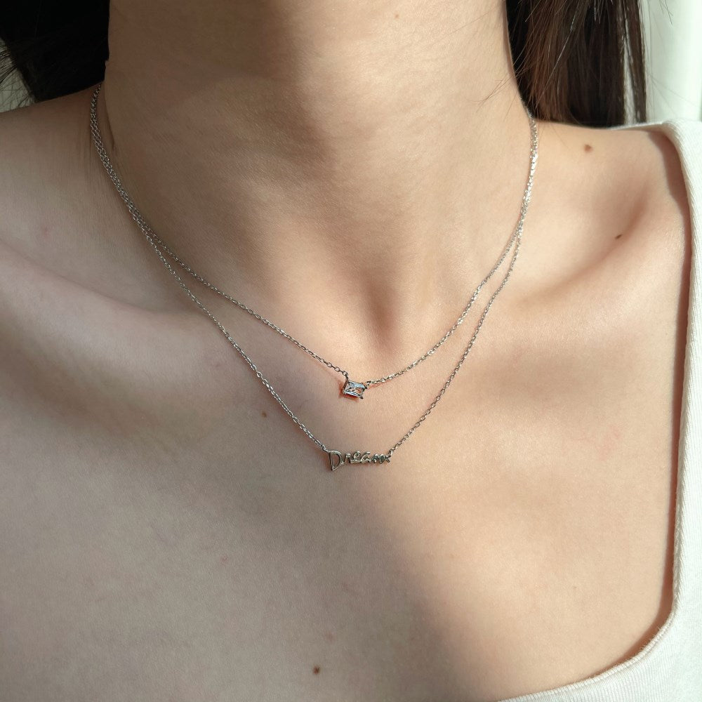 DREAM CHAIN WITH PENDENT-ASDY190142-S-W-WH