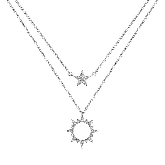 Pendent with chain-ASDY190196-S-W-WH