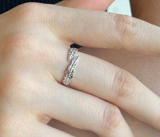 Leaf Ring-ASDY120175-S-W-NA