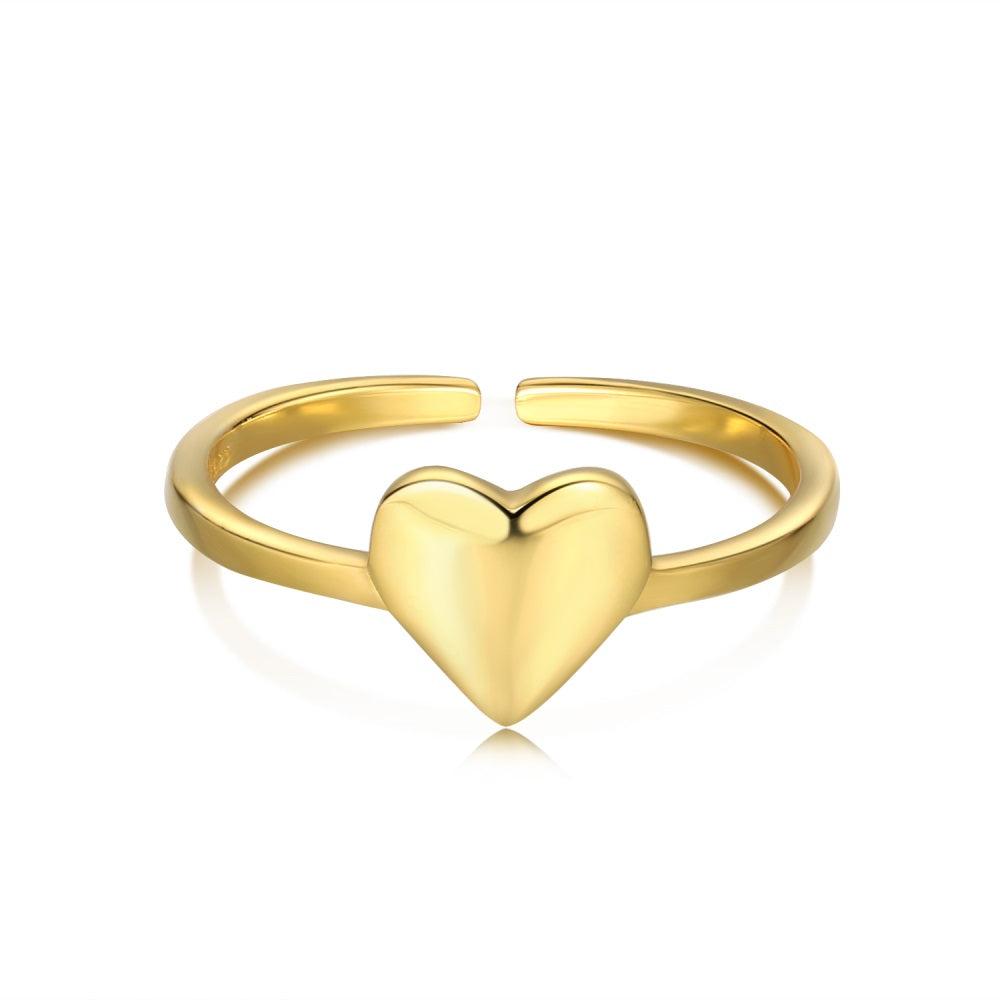 Heart ring-ASDY120339-S-G-NA