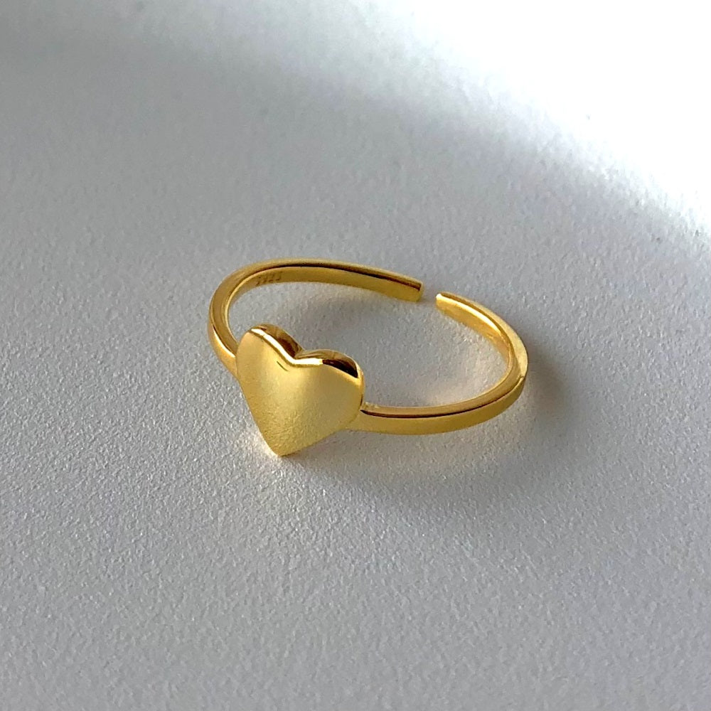 Heart ring-ASDY120339-S-G-NA