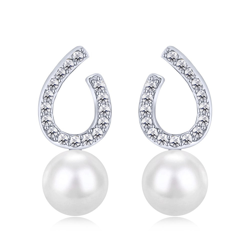 PEARL DROP EARRING-ASNE1D0032-S-W-WH