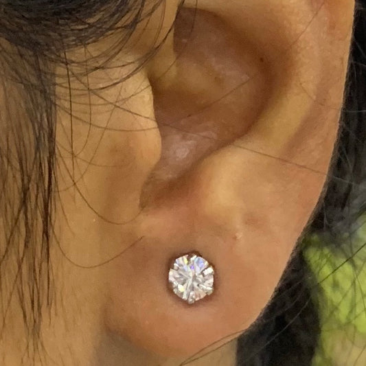 Small Zircon Studs -(AS803)