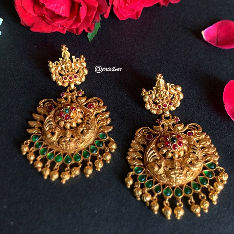Temple Earring Statement -AS653